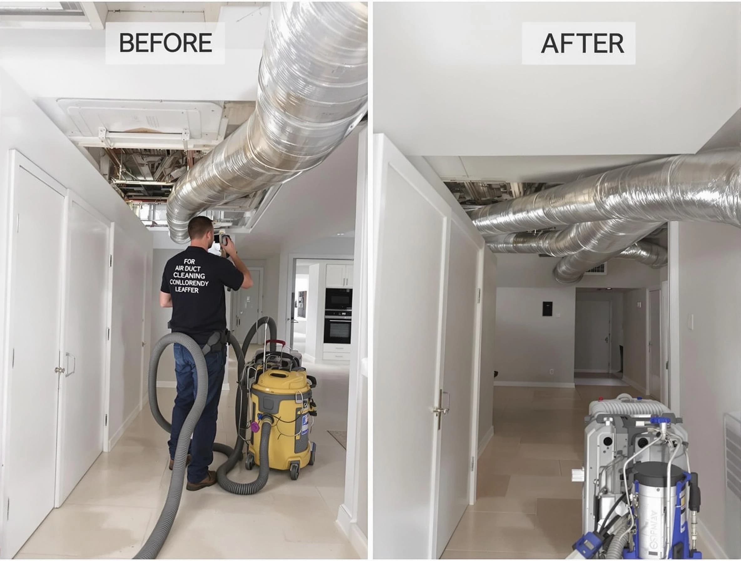 Chamblee Air Duct Cleaning professional performing thorough air duct cleaning in Chamblee