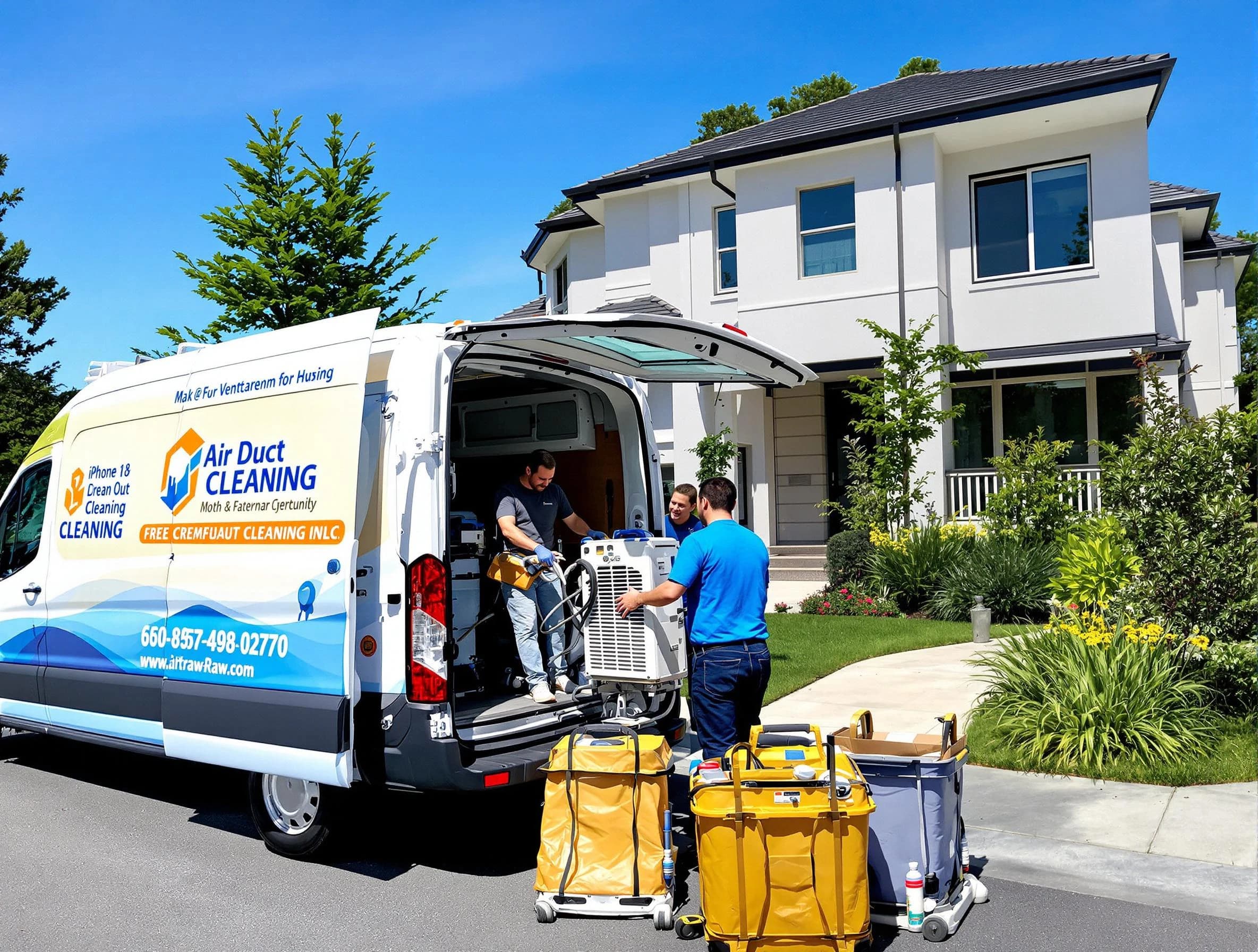 Chamblee Air Duct Cleaning technician performing professional air duct cleaning in Chamblee