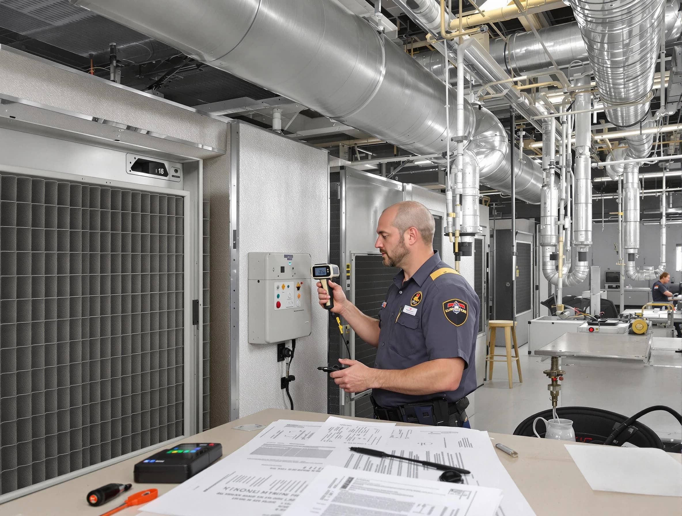 Professional filter system inspection by Chamblee Air Duct Cleaning in Chamblee