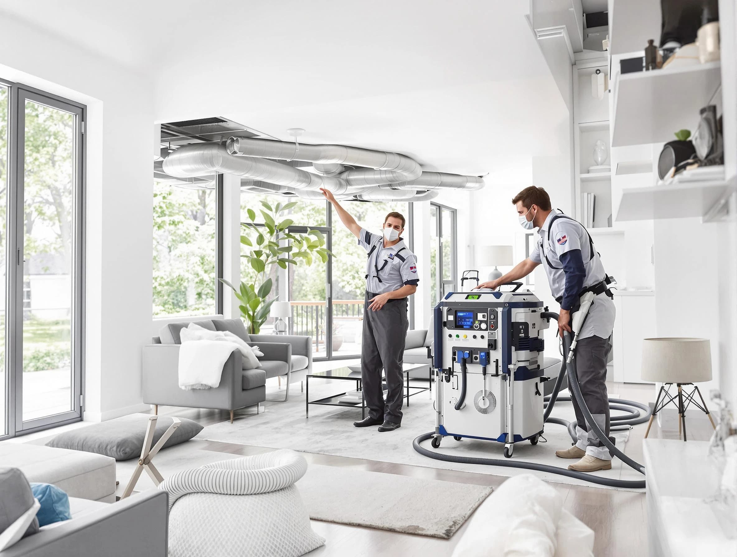 Chamblee Air Duct Cleaning professional conducting pure air duct cleaning with state-of-the-art equipment in Chamblee