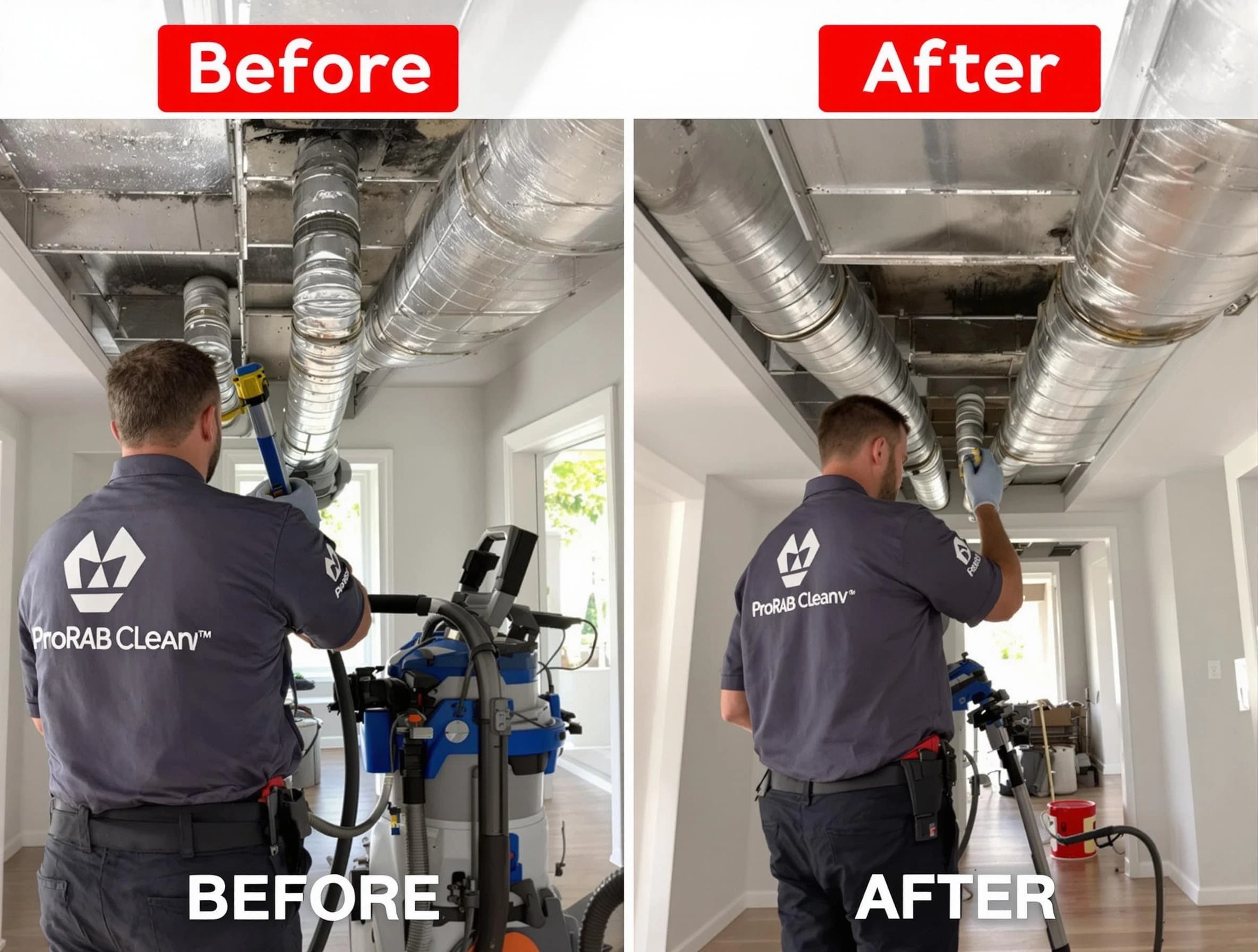 Chamblee Air Duct Cleaning expert performing thorough residential duct cleaning in a Chamblee home