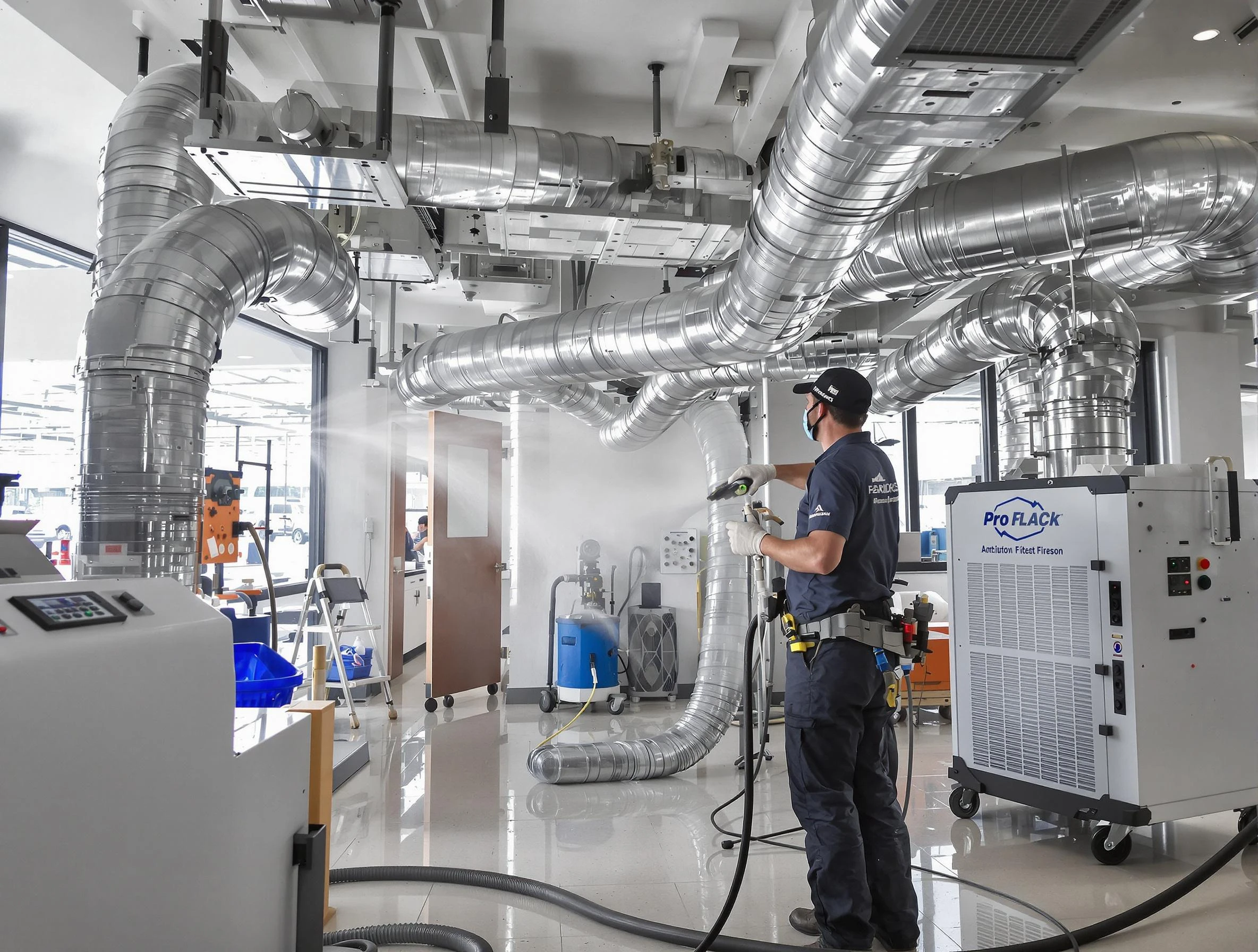 Negative Pressure Air Duct Cleaning in Chamblee