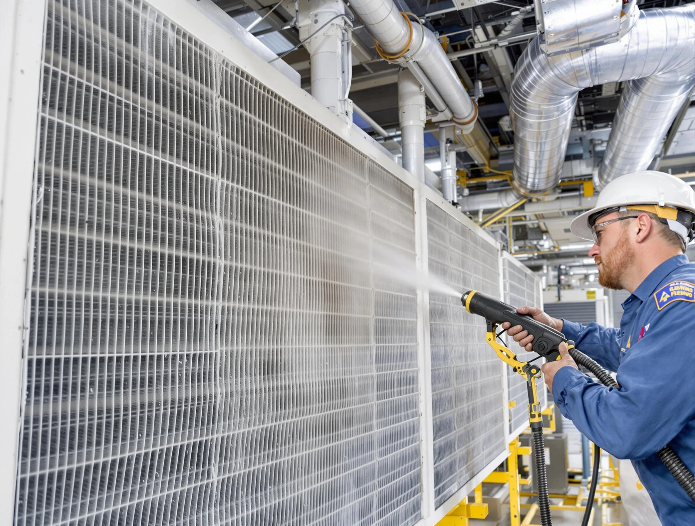 Professional commercial coil cleaning by Chamblee Air Duct Cleaning in Chamblee