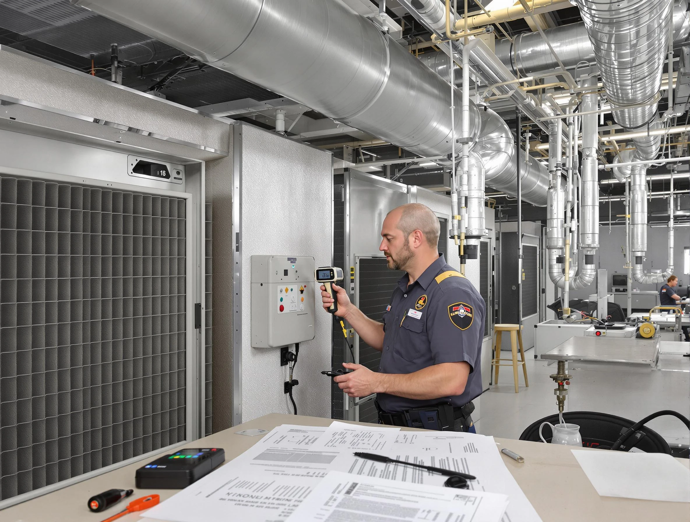 Professional filter system inspection by Chamblee Air Duct Cleaning in Chamblee