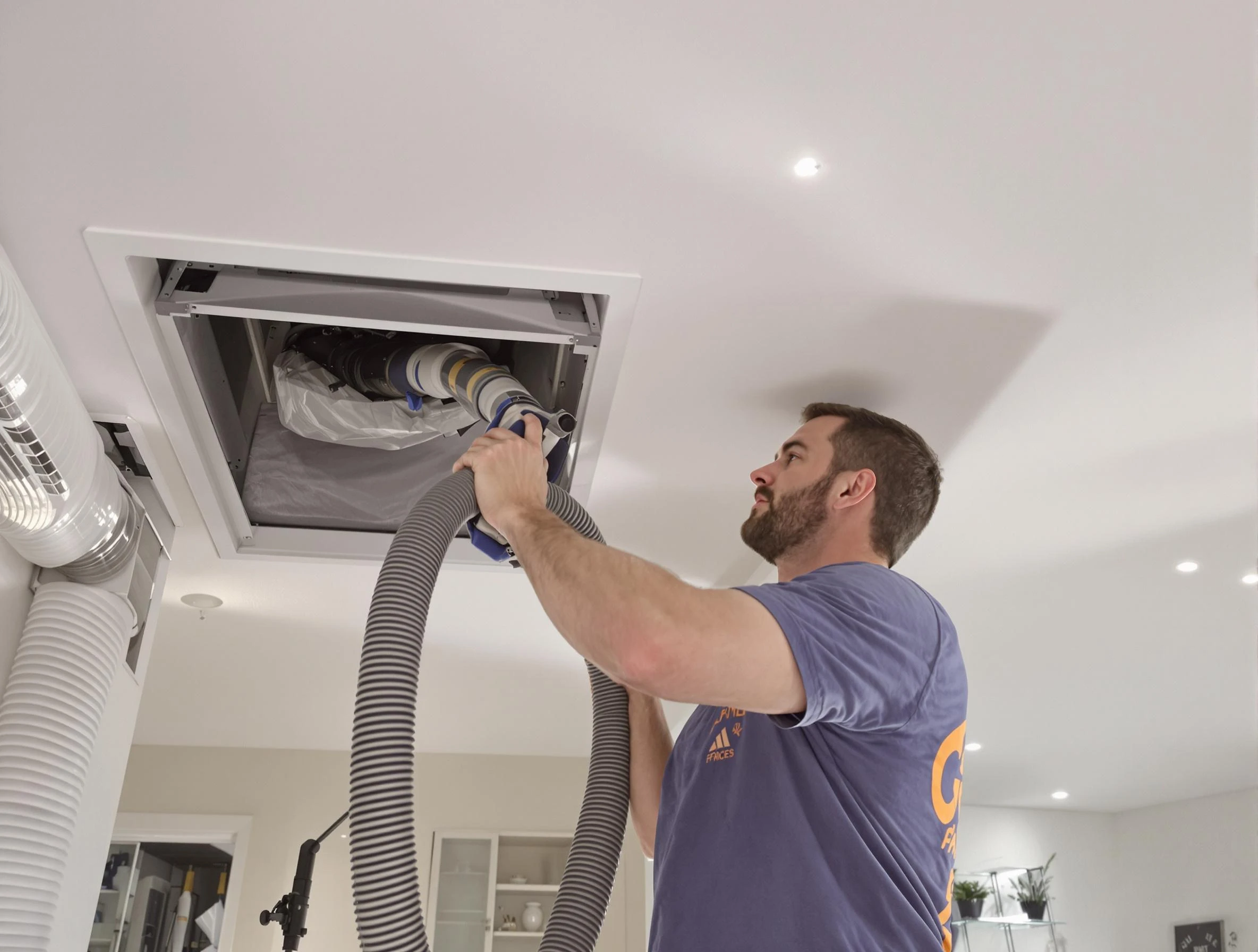Precision indoor duct cleaning by Chamblee Air Duct Cleaning in Chamblee