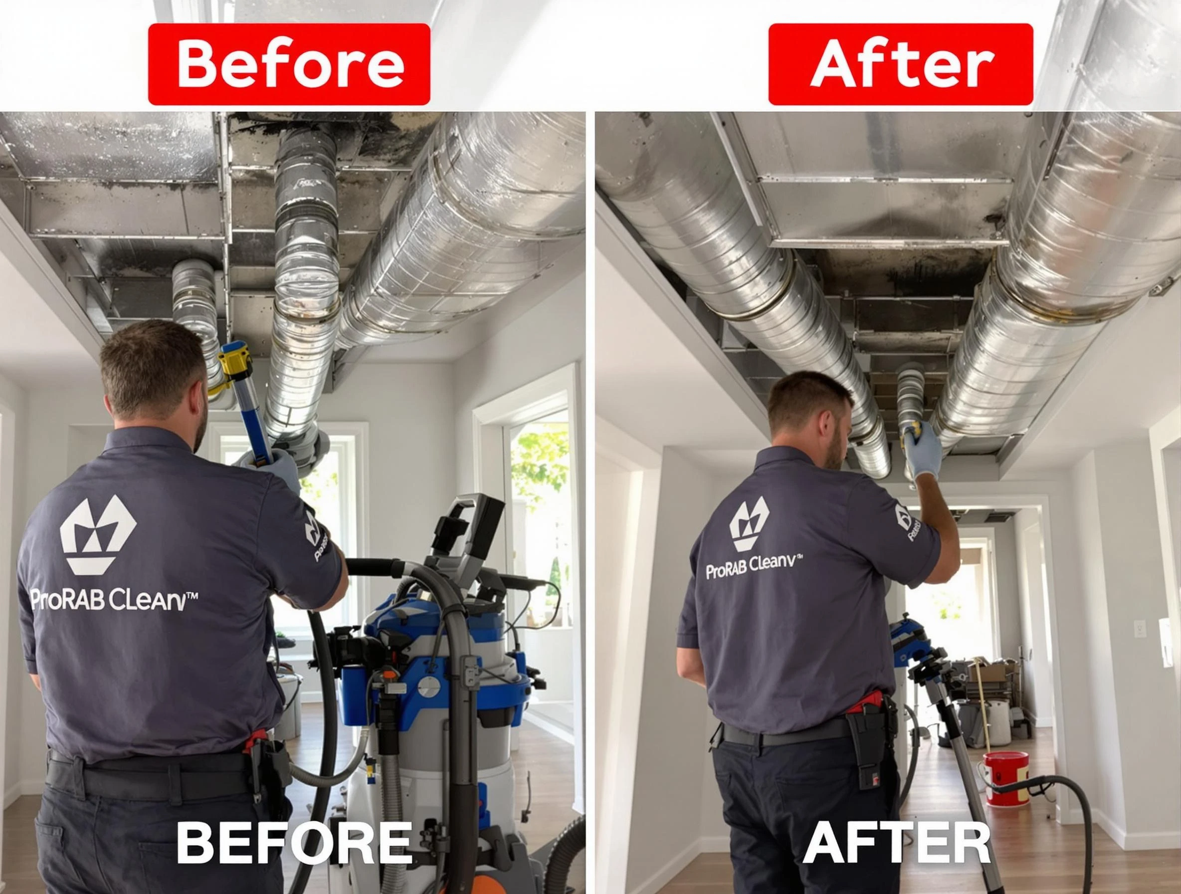 Chamblee Air Duct Cleaning expert performing thorough residential duct cleaning in a Chamblee home